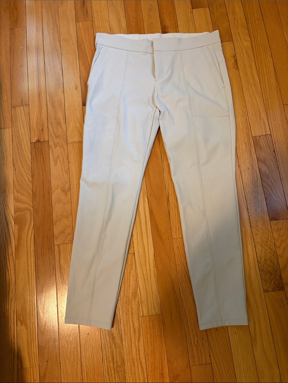 Athleta -  Light Gray Stretch Casual Pants